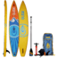 Glide Quest Inflatable Paddle Board, Blue/Orange/Yellow, 12ft 6inX 30in X 6in, o2-QEST