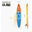 Glide Quest Inflatable Paddle Board, Blue/Orange/Yellow, 12ft 6inX 30in X 6in, o2-QEST