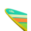 Glide Retro Inflatable Paddle Board, Green/Yellow, 10ft 6 X 33in X 6in, o2-RET-GR