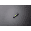 Glow Rhino Fob, Matte Black Steel with Green Tritium, FOB-001-MB-XG
