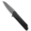 Glow Rhino Glow Rhino Meitner Liner Lock Knife Black Al + Green Tritium 3" Gray, Black, CPM MagnaCut, adult, BHQ-232225