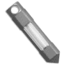 Glow Rhino Glow Rhino Titanium Nitride Red Tritium Glow Fob 1.5" Silver, adult, BHQ-232216