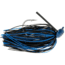 Googan Squad Gridiron Skirtied Jig, 9/16 oz, 5/0 Hook, Black &amp; Blue, 10-20-GGS-10003R