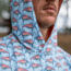 Googan Squad Water Color Banger Mesh Hooded Long-Sleeve Shirt - Mens, Small, GS233-S