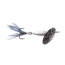 Googan Squad Whirly Bird Spinnerbait, 1/16 oz Feathered Trebles, Shad, GBWB-116-SHD
