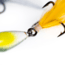 Googan Squad Whirly Bird Spinnerbait, 1/4 oz Feathered Trebles, Bluegill, GBWB-14-BGL