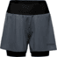 GOREWEAR CONCURVE 3 2in1 Running Shorts Womens in Lab Graphite/Black Medium Regular fit 957321B4, 101013-BZ99-M