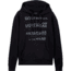 Gorewear GOREWEAR Mens Fracture Logo Hoodie in Black Large Regular fit, 101354-9900-XL