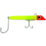 GOT-CHA 1500 Series Plug 4in Size 2 Treble &amp; 5/0 Single Hook, 2oz, Red Yellow, G1508SH