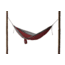 Grand Trunk Single Parachute Nylon Hammock-Crimson/Charcoal