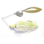 Greenfish Tackle Ballistic Blade - Colorado/Willow, Chartreuse/white, 3/8oz, BBLCHWH38CW