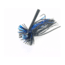 Greenfish Tackle Itty Bitty Finesse Jig Black Blue 5/16 oz., IBFJLRBB516