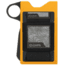 Grip6 Aluminum Loop Wallet Builder w/Black Wingman, Orange, WLT-NEW-FOX-LP-RBLK