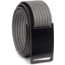 Grip6 Narrow Black Buckle Belt w/Grey Strap, 34, NB-NINJA-LS-GRY-1.1-34