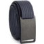 Grip6 Narrow Gunmetal Buckle Belt w/Navy Strap, 28, NB-GUNMETAL-LS-NAV-1.1-28