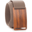 Grip6 Standard Olive Wood Buckle w/Brown Strap, 42, SB-OLIVE-MS-CUB-1.5-42
