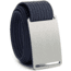 Grip6 Standard Silver Buckle w/Navy Strap, 38, SB-GRANITE-MS-BLJ-1.5-38