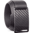 Grip6 Standard Woven Carbon Fiber Buckle w/Black Strap, Black/Black, 38, SB-DARKMATTER-ES-RVN-1.5-38