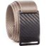 Grip6 Standard Woven Carbon Fiber Buckle w/Brown Strap, Black/Brown, 42, SB-DARKMATTER-ES-TMB-1.5-42