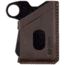 Grip6 Wallet Black w/Brown Leather Sleeve w/Loop, WLT-NJA-LP-BRNL