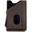 Grip6 Wallet Black w/Brown Leather Sleeve w/No Loop, WLT-NJA-NP-BRNL