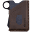 Grip6 Wallet Blue Steel w/Brown Leather Sleeve w/Loop, WLT-BST-LP-BRNL