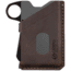 Grip6 Wallet Grey w/Brown Leather Sleeve w/Loop, WLT-GML-LP-BRNL