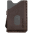Grip6 Wallet Grey w/Brown Leather Sleeve w/No Loop, WLT-GML-NP-BRNL