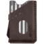 Grip6 Wallet USA Grey w/Brown Leather Sleeve w/No Loop, WLT-USA-GML-NP-BRNL
