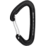 Grivel Plume Wire Single Carabiner, 22kN, CE and UIAA Certified, Anodized Black, RSK3W.B