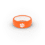 Groove Life Original Collegiate Clemson Silicone Ring, Orange/White, 14 TGV-RNG-OR-CL-CLEM-OW-14