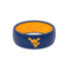 Groove Life Original - Collegiate West Virginia Full Logo Silicone Ring, Blue/Gold, 8, 10824
