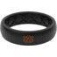 Groove Life Thin Auburn Color Logo Silicone Ring, Black, 06, 58126