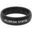 Groove Life Thin College Florida State Silicone Ring, Black, 04, 40977