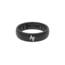 Groove Life Thin - Collegiate Air Force Silicone Ring, Black, 10 TGV-RNG-TN-CL-AIRF-BK-10