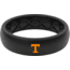 Groove Life Thin Tennessee Color Logo Silicone Ring, Black, 04, 57334