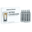 GrowlerWerks N2O Chargers /Box of 5, Silver, 16 grams each, GWA1011-16-05
