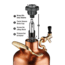 Growlerwerks uKeg 128 oz Pressurized Growler, Copper Plated GWA1002-CU-NB-00