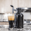 GrowlerWerks uKeg Nitro Cold Brew Coffee Maker, Black Chrom, 50 oz, GWA1058-BC-NB-N2
