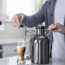 GrowlerWerks uKeg Nitro Cold Brew Coffee Maker, Black Chrom, 50 oz, GWA1058-BC-NB-N2