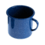 GSI Blue Enamel Cup, 24oz, Stuz-Blss, Enameled Steel, 2 Year MFG Warranty, GSI-13210