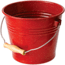 GSI Enamel 5 Quart Bucket Red 1455