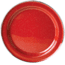 GSI Ss Rim Dinner Plate Red 04226