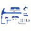 Guntec USA AR-15 Accent Kit, Anodized Blue, ACC-KIT-BLUE
