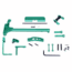 Guntec USA AR-15 Accent Kit, Anodized Irish Green, ACC-KIT-IG