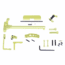Guntec USA AR-15 Accent Kit, Anodized Neon Yellow, ACC-KIT-NY