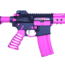 Guntec USA AR-15 Accent Kit, Anodized Pink, ACC-KIT-PINK