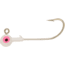 H&amp;H Lure Company Cocahoe Round SW Jighead, 1/4 oz, 2/0 Hook, White 10/Pack, C1410-02