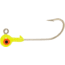 H&amp;H Lure Company Cocahoe Round SW Jighead, 3/8 oz, 3/0 Hook Chartreuse, 10/Pack, C3810-05