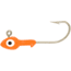 H&amp;H Lure Company Double Eye SW Jighead 1/4 oz, 2/0 Hook, Orange, 10/Pack, D1410-04